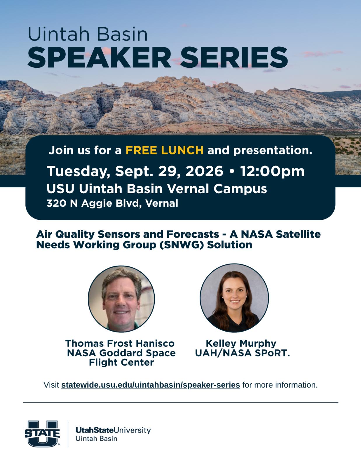 USU Lunch & Learn — NASA on Air Quality & Forecasts
