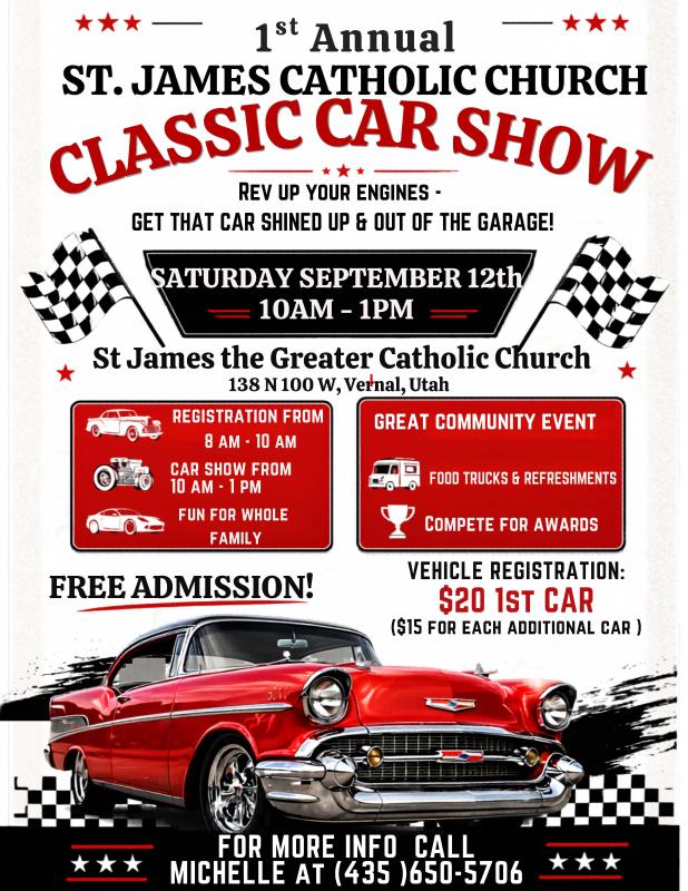 1st Annual St. James Catholic Church Classic Car Show