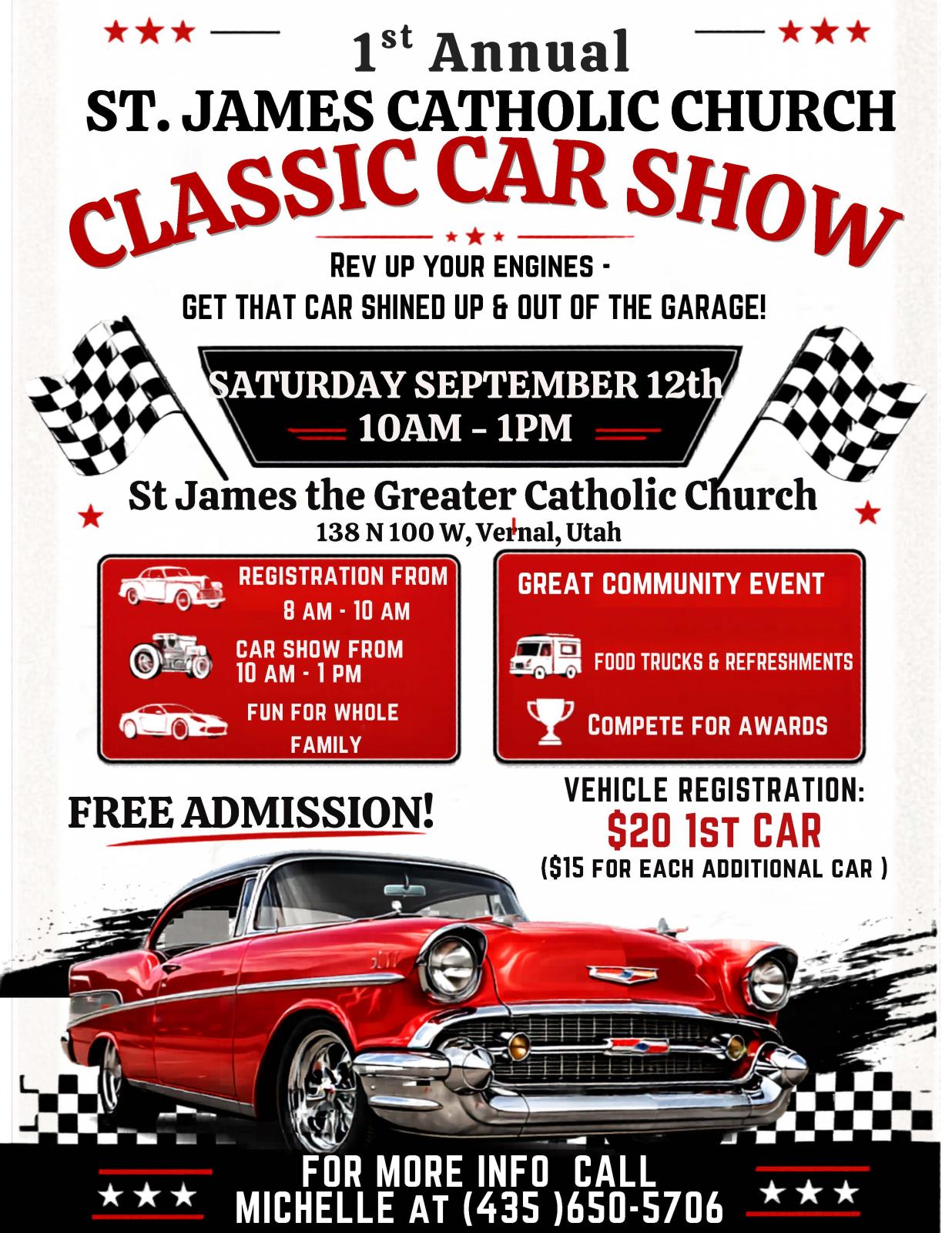 1st Annual St. James Catholic Church Classic Car Show
